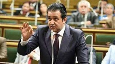 علاء عابد ينعي وفاة النائب حسام الرفاعي