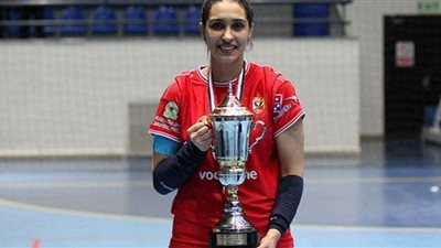 لاعبة الأهلي: نجحنا فى إضافة إنجاز جديد لبطولات الفريق