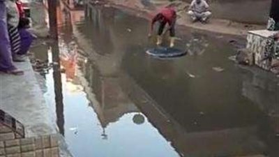 البحيرة تغرق في فيضانات الصرف الصحي تزامنا مع احتفالات المحافظة بعيدها القومي (صور)
