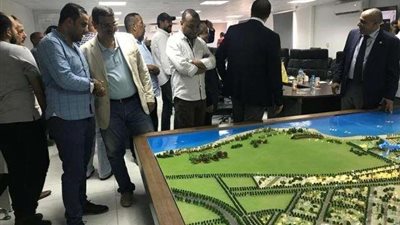 بالصور النائب أحمد على يشارك لجنة الإسكان تفقد المرحلة الأولى بالعالمين الجديدة