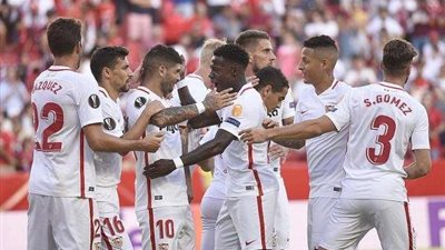 بالفيديو..إشبيلية يسحق ستاندر دو لياج بخماسية