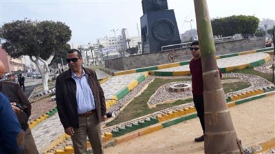 سكرتير محافظ بورسعيد يتفقد أعمال تطوير شارع محمد علي