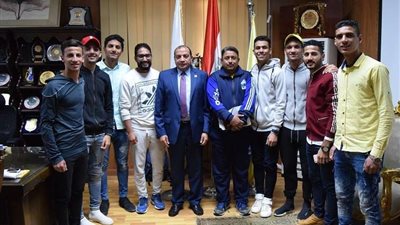 منتخب جامعة بني سويف لكرة القدم يتصدر دوري الجامعات