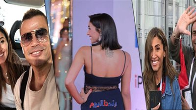 7 صور تكشف علاقة دينا الشربيني بـ«عمرو دياب»