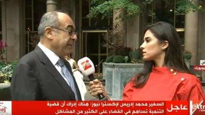 مندوب مصر بالأمم المتحدة: مصر ستترأس اجتماعات المجموعة الـ 77
