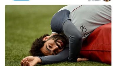 محمد صلاح ينشر صورة جديدة على تويتر ومتابعوه: 