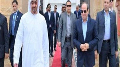 محمد بن زايد: ستظل مصر العمق الإستراتيجي للعرب