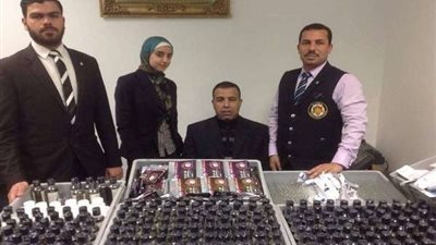 إحباط تهريب أدوية طبية ومستحضرات تجميل بمطار برج العرب