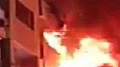 إخماد حريق اندلع في شقة سكنية بالمعصرة