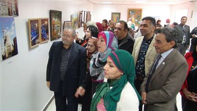 بالصور.. افتتاح معرض كلية التربية النوعية بجامعة المنوفية