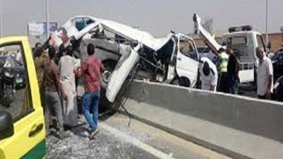 الإدارة العامة للمرور ترفع حطام 3 سيارات أعلى دائري المريوطية