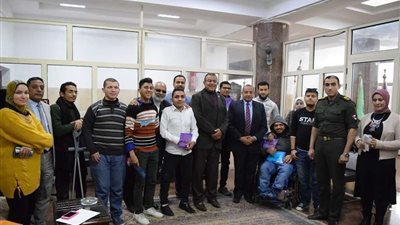 إعفاء 14 طالبا من ذوي الاحتياجات الخاصة من التجنيد ببني سويف