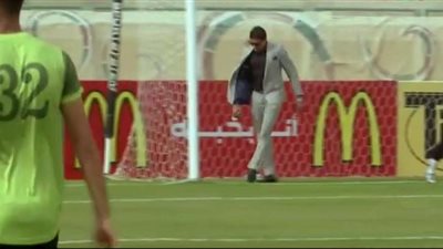 موقف غريب لإبراهيم نور الدين قبل مباراة المقاولون والمصري