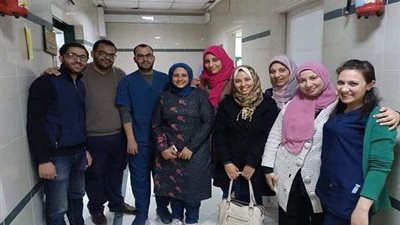 بالصور.. أطباء جامعة طنطا يتمكنون من استخراح سيخ حديد اخترق جسد طفل