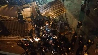 إصابة 14 شخصًا في حادث انقلاب سيارة بسوهاج