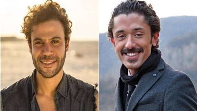 كريم محمود عبد العزيز ومحمد إمام في كواليس 