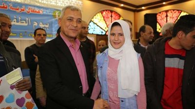 محافظ المنوفية يشهد إحتفال قرية طه شبرا بيوم الطفل اليتيم