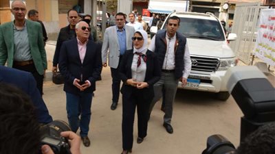 جولة تفقدية لوزيرة الصحة بمستشفيات بورسعيد تمهيدًا لتطبيق التأمين الصحي