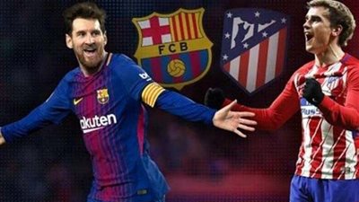 برشلونة يواجه أتليتكو مدريد في مباراة 
