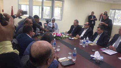 هالة زايد تختتم زيارتها لبورسعيد بتفقد مجمع هيئات التأمين الصحي