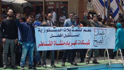 انطلاق فعاليات وزارة الكهرباء لدعم التعديلات الدستورية