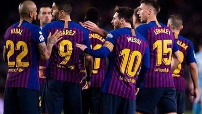 برنامج برشلونة في اليوم الأول بإنجلترا