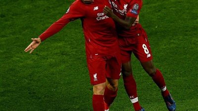 ليفربول ينهي الشوط الأول بالتقدم علي بورتو بهدفين مقابل لا شيء