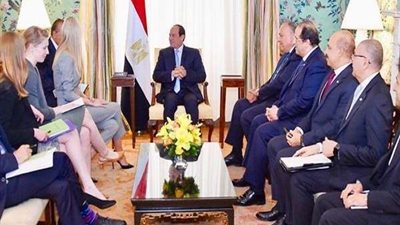 السيسي يستقبل إيفانكا ترامب لمناقشة قضايا تمكين المرأة