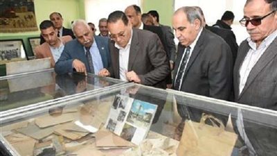 محافظ الشرقية يتفقد متحف شهداء مدرسة بحر البقر في ذكرى المجزرة الصهيونية