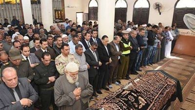 تشييع جثمان شهيد الشيخ زويد بمسقط رأسه في الشرقية