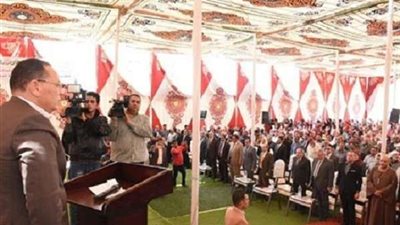 محافظ الشرقية يشهد احتفالية لأهالي بحر البقر في الذكرى الـ 49 للمجزرة