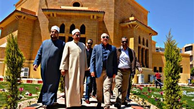 محافظ بورسعيد يفتتح أعمال تطوير ورفع كفاءة مسجد لطفي شبارة