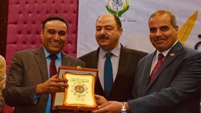 جامعة الأزهر تكرم الدكتور علاء جانب فى يوم التفوق