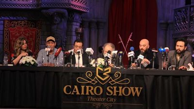 بدء المؤتمر الصحفي لأبطال 