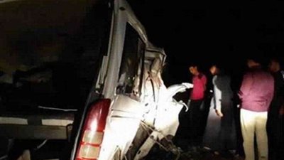 انقلاب ميكروباص بطريق ”القصير - مرسى علم”