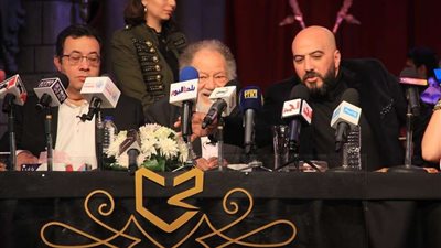 بالصور.. هبة عبد الغني وسميحة أيوب ضمن النجوم بمؤتمر 