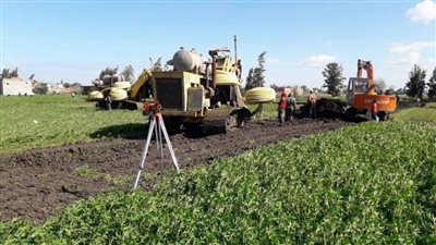 تنفيذ شبكات صرف مغطي في زمام 57  ألف فدان بقيمة 442 مليون جنيه