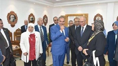 رئيس جامعة الأزهر يستقبل فريق ضمان الجودة