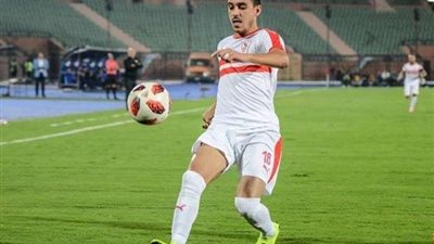 إبراهيم حسن يتقدم للزمالك بالهدف الأول أمام حسنية أغادير