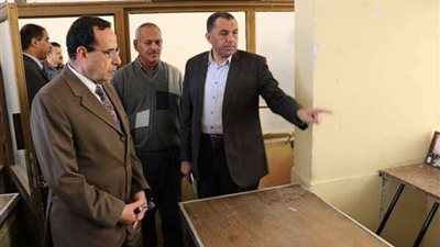 محافظ شمال سيناء يتفقد إدارات الديوان العام