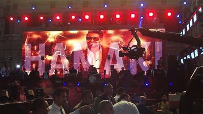 نجوم مسرح مصر يحضرون حفل محمد حماقي بجامعة القاهرة