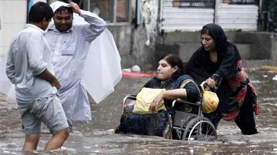 مصرع 39 شخصا بسبب هطول أمطار غزيرة فى باكستان