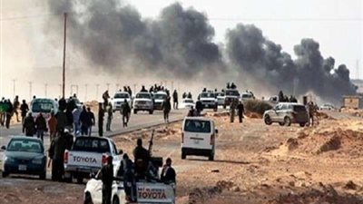 الجيش الوطني الليبي يتصدى لهجوم مسلح استهدف قاعدة جوية