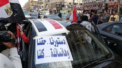 المنوفية تستقبل وفد مؤسسة ماعت للسلام  للاطمئنان على سير الاستفتاء