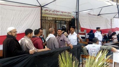 بالصور.. إقبال المواطنين بمدينة نصر للتصويت في الاستفتاء على تعديل الدستور