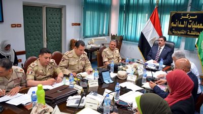 محافظ القليوبية يتابع غرفة عمليات الاستفتاء على تعديل الدستور لليوم الثاني