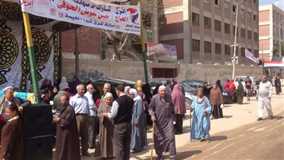 إقبال كثيف من قبل المواطنين على لجان الانتخابات في شبرا