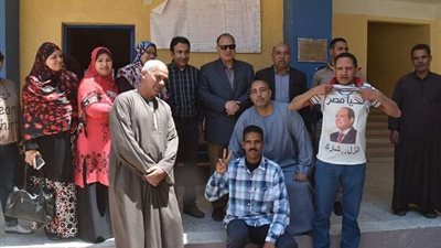 لجان الاستفتاء على الدستور بالفيوم تشهد إقبالاً كثيفًا من الناخبين