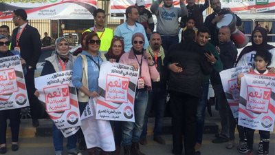 حفل غنائي شعبي وحشد كبير ببورسعيد للمشاركة بالتعديلات الدستورية