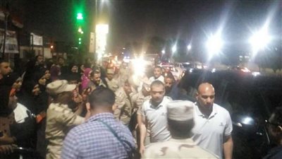 قائد المنطقة العسكرية يتفقد مجمع الملك فهد بمدينة نصر